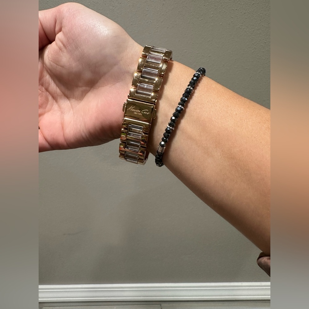 Kenneth Cole Women's Rose Gold and Silver Watch - Picture 4 of 6